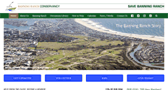Desktop Screenshot of banningranchconservancy.org